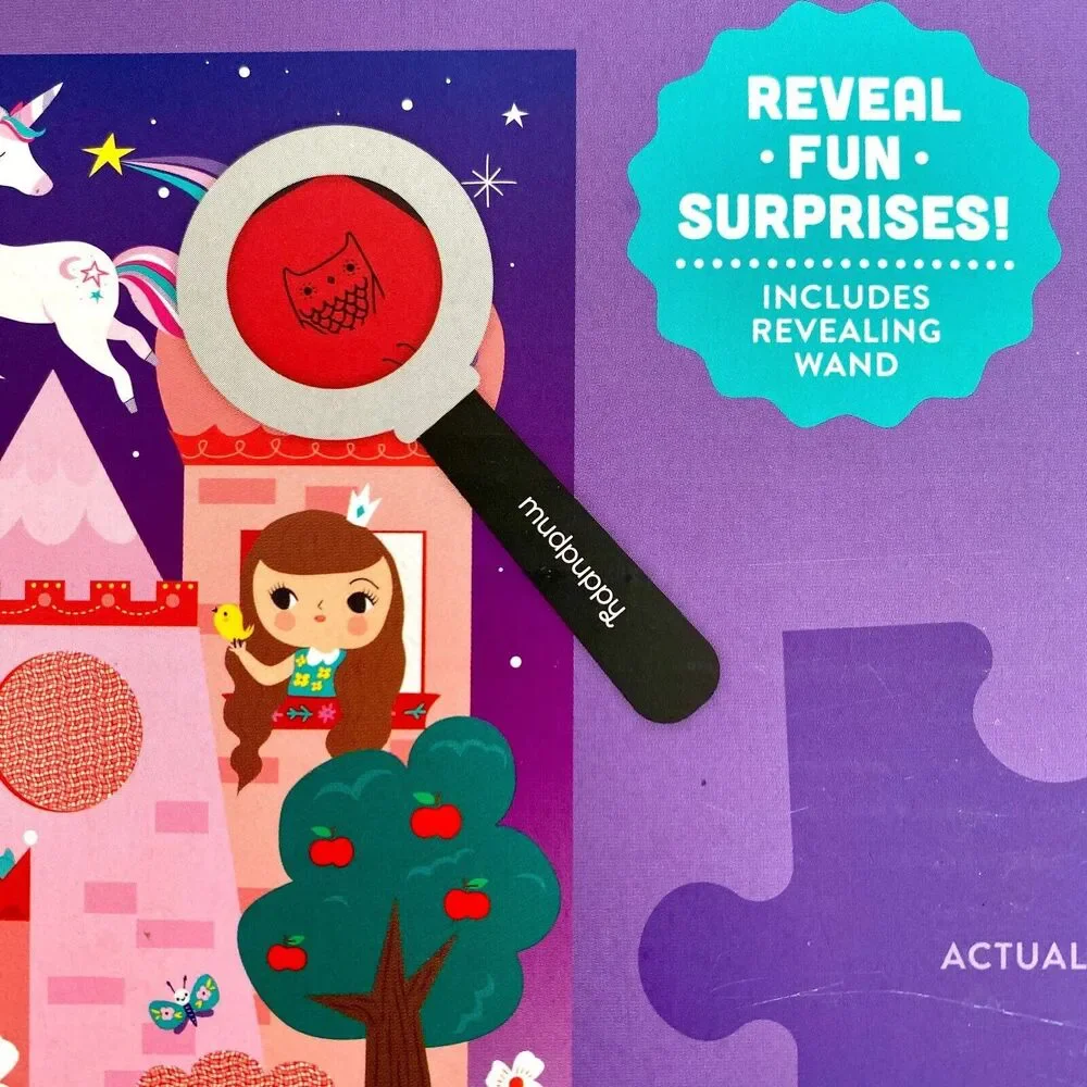MUDPUPPY Unicorn Princess Jigsaw Puzzle Castle Secret Pictures Surprise - Picture 4 of 11